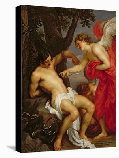 Saint Sebastian and the Angel-Sir Anthony Van Dyck-Premier Image Canvas