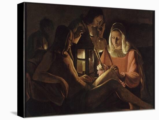 Saint Sébastien à la lanterne-Georges de La Tour-Premier Image Canvas