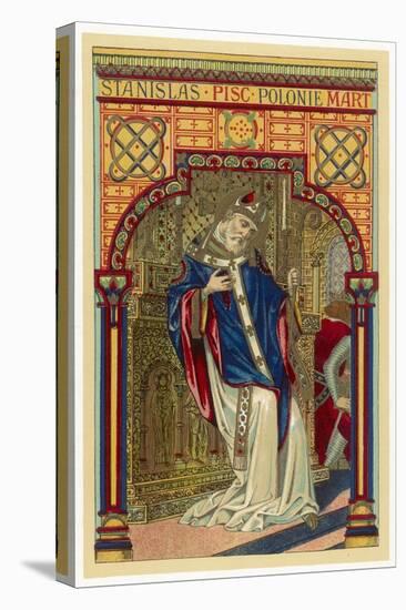 Saint Stanislas Polish Patron Saint-null-Stretched Canvas