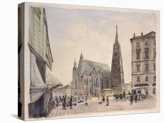 Saint Stephan Cathedral in Vienna-Rudolf von Alt-Premier Image Canvas