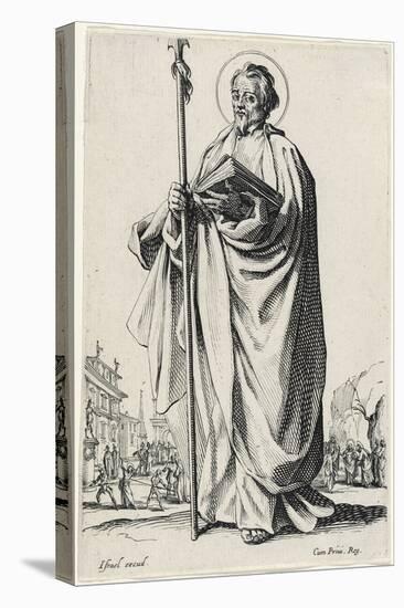 Saint Thomas from Les Grands Apôtres (The Large Apostles), 1631 (Etching)-Jacques Callot-Premier Image Canvas