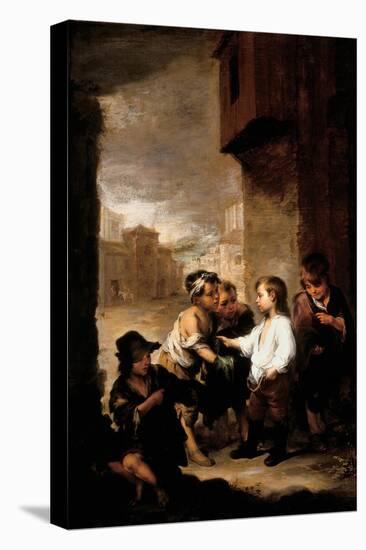Saint Thomas of Villanueva Dividing His Clothes Among Beggar Boys, C.1667-Bartolome Esteban Murillo-Premier Image Canvas