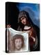 Saint Veronica. the Holy Veil Represents the Face of Christ Whose Sweat Veronique Was Said to Have-Guercino (1591-1666)-Premier Image Canvas