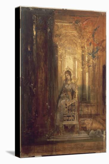 Sainte Cécile-Gustave Moreau-Premier Image Canvas