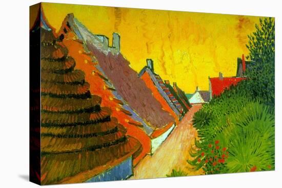Saintes-Maries Road Through The Town-Vincent van Gogh-Stretched Canvas