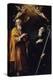 Saints Andrew and Benedict with Holy Spirit Above Them and Two Adoring Putti-Giuseppe Cesari-Premier Image Canvas