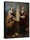 Saints Justa and Rufina, Ca 1665-Bartolomé Estebàn Murillo-Premier Image Canvas