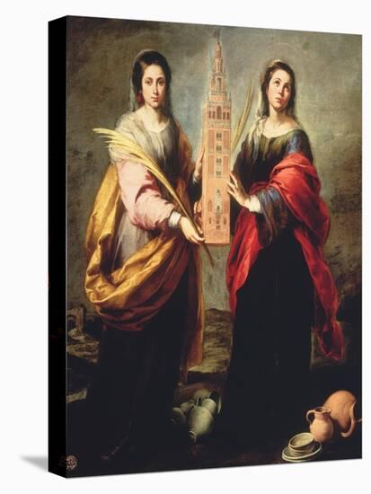 Saints Justa and Rufina-Bartolome Esteban Murillo-Premier Image Canvas