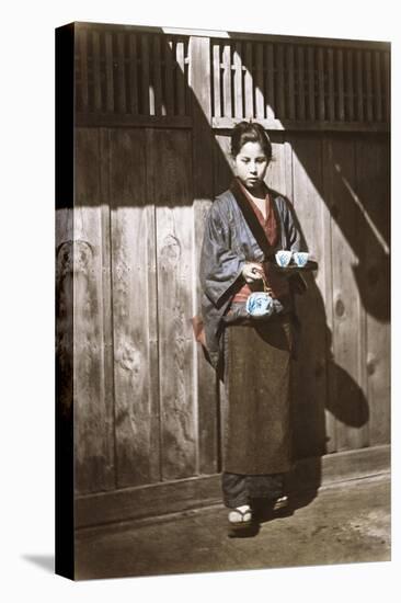 Sake Seller, Japan, c.1868-Felice Beato-Premier Image Canvas