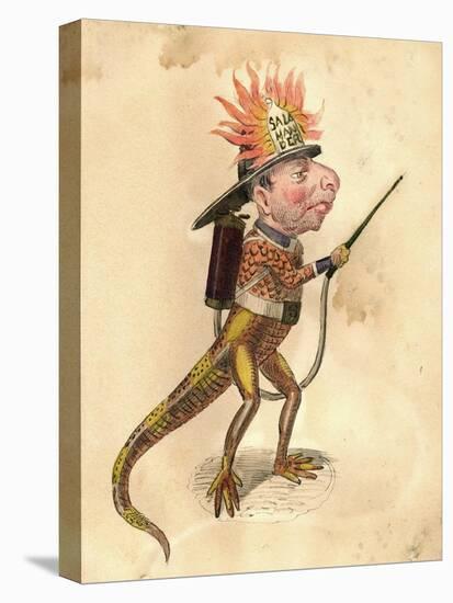 Salamander 1873 'Missing Links' Parade Costume Design-Charles Briton-Premier Image Canvas