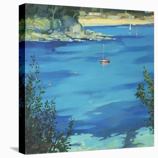 Salcombe, Moored Yacht, Southsands, 2000-Jennifer Wright-Premier Image Canvas