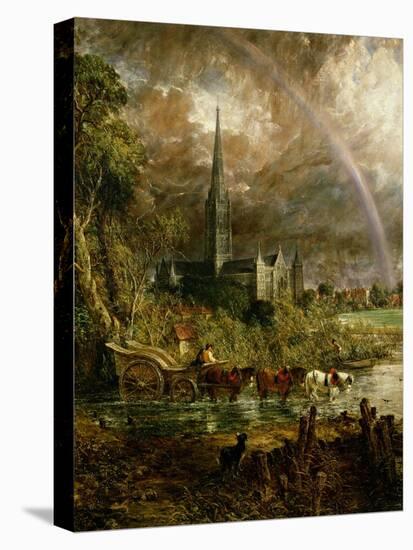 Salisbury Cathedral from the Meadows, 1831-John Constable-Premier Image Canvas