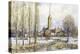 Salisbury Cathedral from the Water Meadows, c.1893-John Sutton-Premier Image Canvas