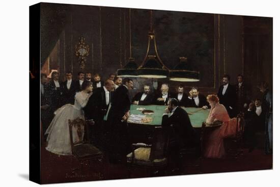 Salle de Jeu, 1889-Jean Béraud-Premier Image Canvas