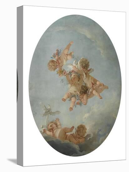 Salle du Conseil : Les Quatre saisons, le Printemps Plafond-Francois Boucher-Premier Image Canvas