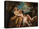 Salmacis and Hermaphroditus (Oil on Canvas)-Jean Francois de Troy-Premier Image Canvas