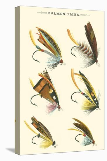 Salmon Flies I-null-Stretched Canvas