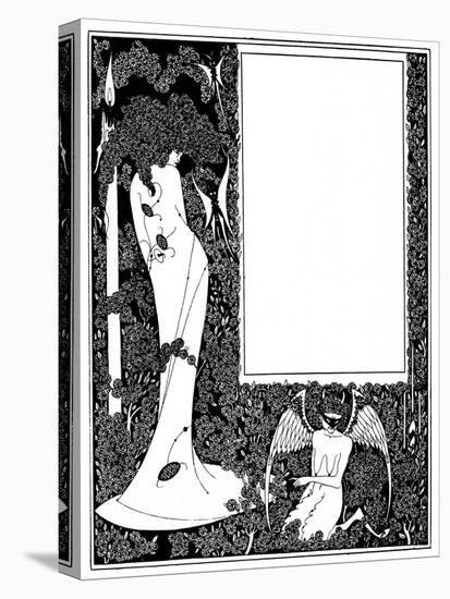 Salome Contents Page-Aubrey Beardsley-Stretched Canvas