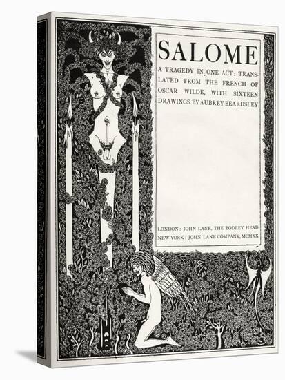 Salome title page-Aubrey Beardsley-Premier Image Canvas