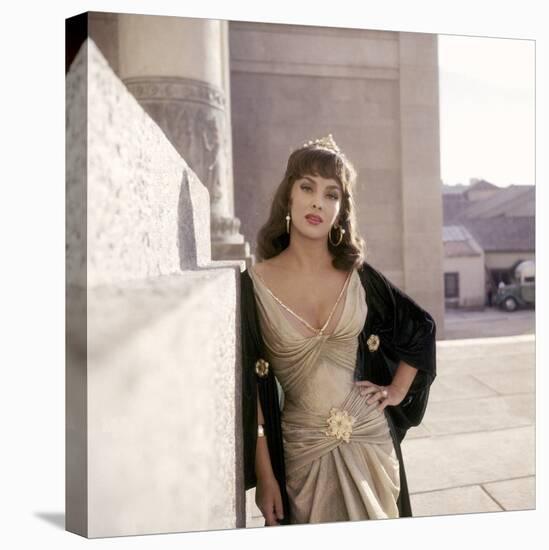 Salomon and la Reine by Saba SOLOMON AND SHEBA by King Vidor with Gina Lollobrigida, 1959 (photo)-null-Stretched Canvas