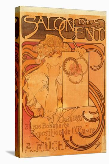 Salon Des Cent, 1897-Alphonse Mucha-Premier Image Canvas