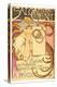 Salon Des Cent-Exhibition-Alphonse Mucha-Stretched Canvas