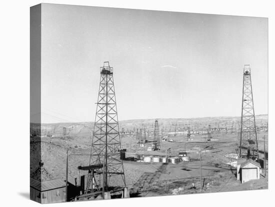 Salt Creek Field, North of Casper and Close to Historic Teapot Dome Naval Oil Reserve-Peter Stackpole-Premier Image Canvas