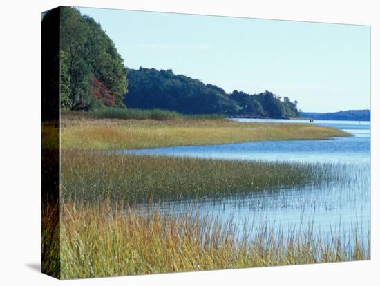 Salt Marsh Bordering the Royal River, Maine, USA-Jerry & Marcy Monkman-Premier Image Canvas