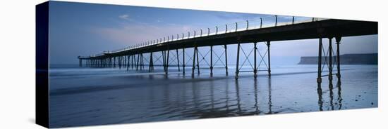 Saltburn Pier North Yorkshire Coast, England.-Joe Cornish-Stretched Canvas