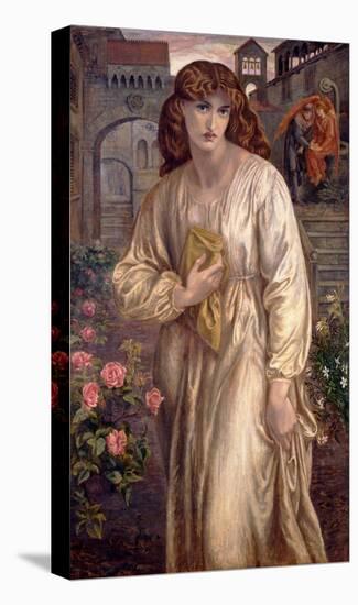 Salutation of Beatrice, 1880-82-Dante Gabriel Rossetti-Stretched Canvas