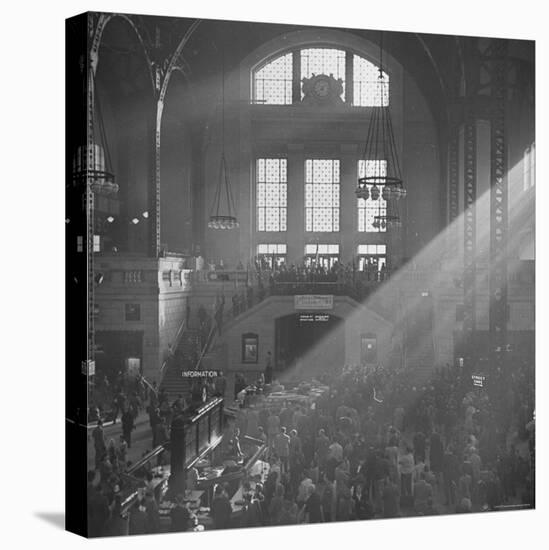 Salvation Army Meeting Held at Union Station-Wallace Kirkland-Premier Image Canvas