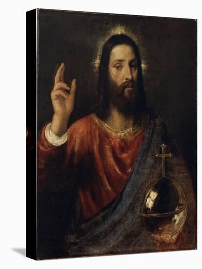 Salvator Mundi (Saviour of the World), C. 1570-Titian (Tiziano Vecelli)-Premier Image Canvas