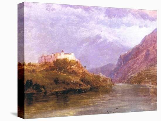 Salzburg Castle, 1868-69-Frederic Edwin Church-Premier Image Canvas