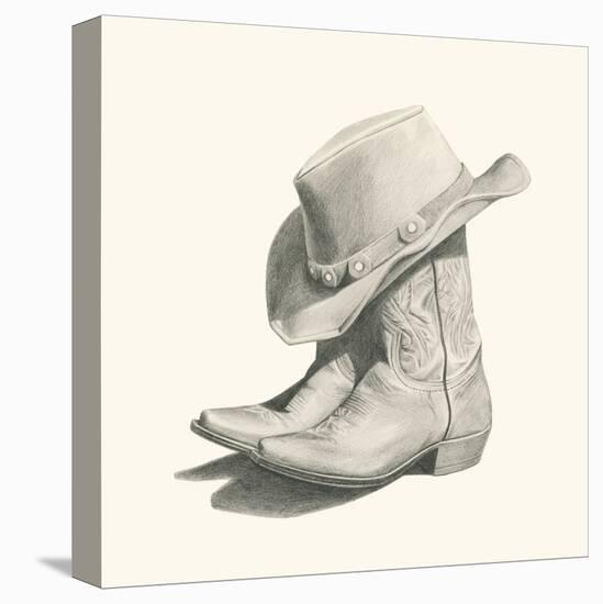 Sam's boots II-Grace Popp-Stretched Canvas