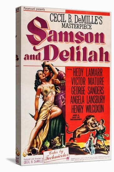 Samson and Delilah-null-Stretched Canvas