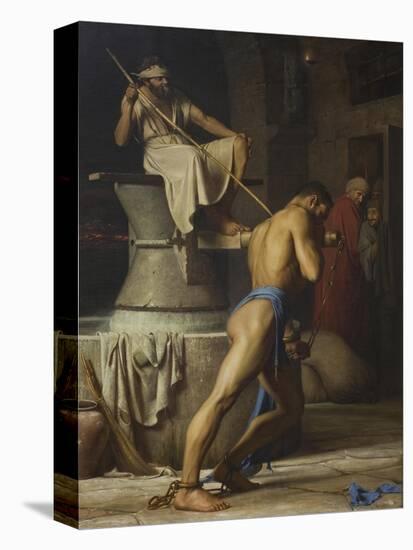 Samson and the Philistines, 1863-Carl Bloch-Premier Image Canvas