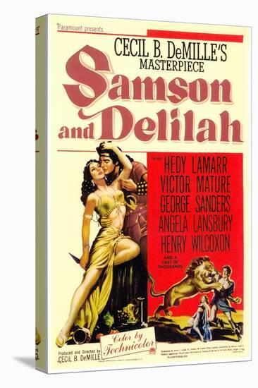 Samson & Delilah, 1949-null-Stretched Canvas