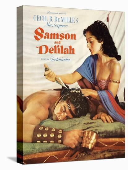 Samson & Delilah, 1949-null-Stretched Canvas