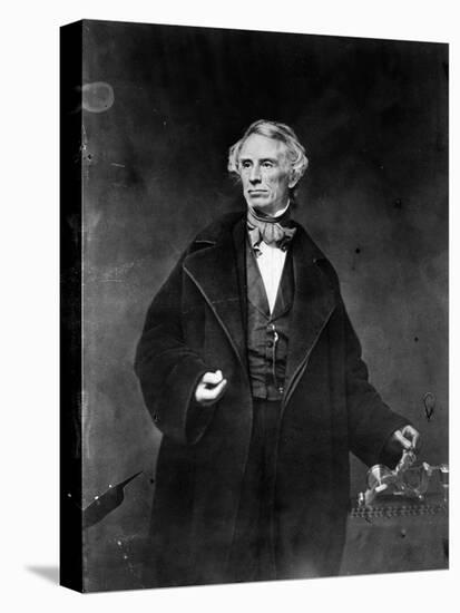 Samuel Morse and his recorder, 1857-Mathew Brady-Premier Image Canvas