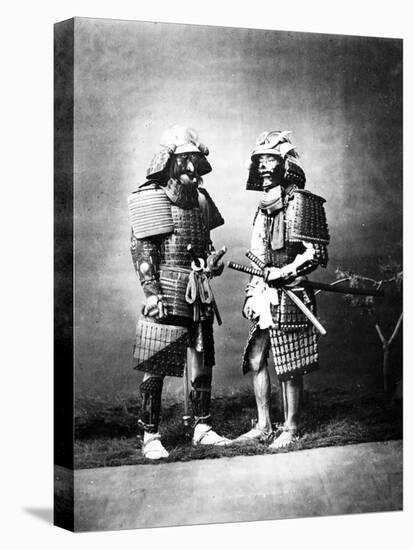 Samurai, C.1860-80-Felice Beato-Premier Image Canvas