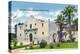 San Antonio, Texas - Exterior View of the Alamo, c.1945-Lantern Press-Stretched Canvas