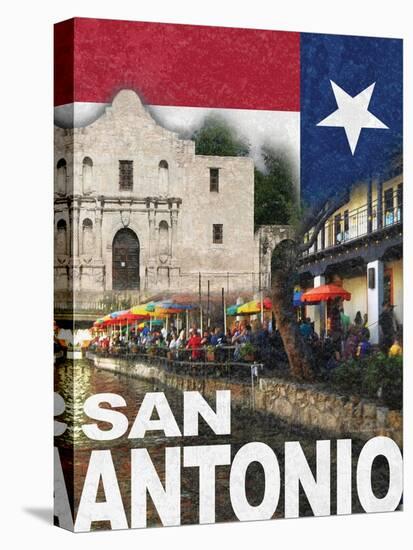 San Antonio-Todd Williams-Stretched Canvas