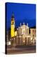 San Carlo Church at Dusk, Turin, Piedmont, Italy, Europe-Mark Sunderland-Premier Image Canvas