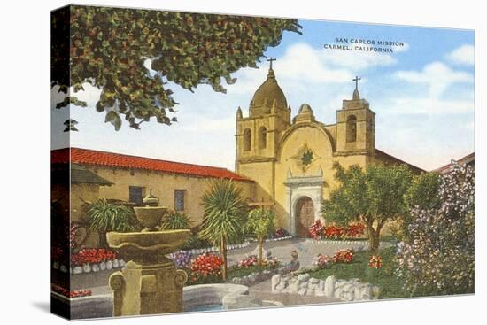 San Carlos Mission, Carmel, California-null-Stretched Canvas