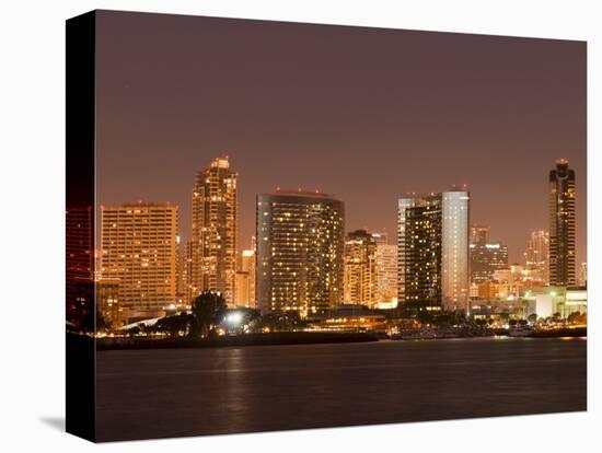 San Diego Skyline at Dusk From Coronado Island, California, United States of America, North America-Sergio Pitamitz-Premier Image Canvas