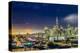 San Francisco Holiday Lights-Dave Gordon-Stretched Canvas