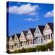 San Francisco Painted Ladies Victorian Houses in Alamo Square at California USA-holbox-Premier Image Canvas
