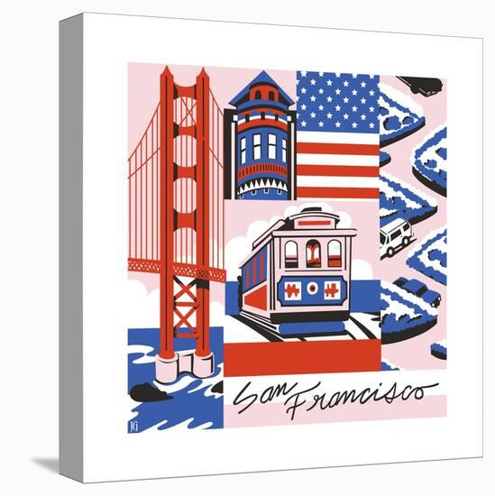 San Francisco Print-Julie Goonan-Premier Image Canvas