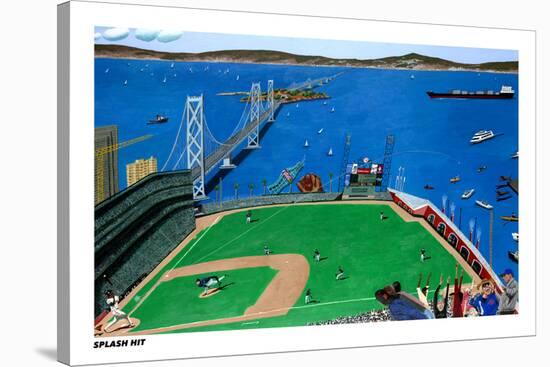 San Francisco - Splash Hit-Mark Ulriksen-Stretched Canvas