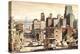 San Francisco View to Bay Brid-Matthew Daniels-Stretched Canvas